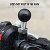 1"/25mm Ball Base M10x1.25 Male Thread Mount For Motorcycle Handlebar Adapter