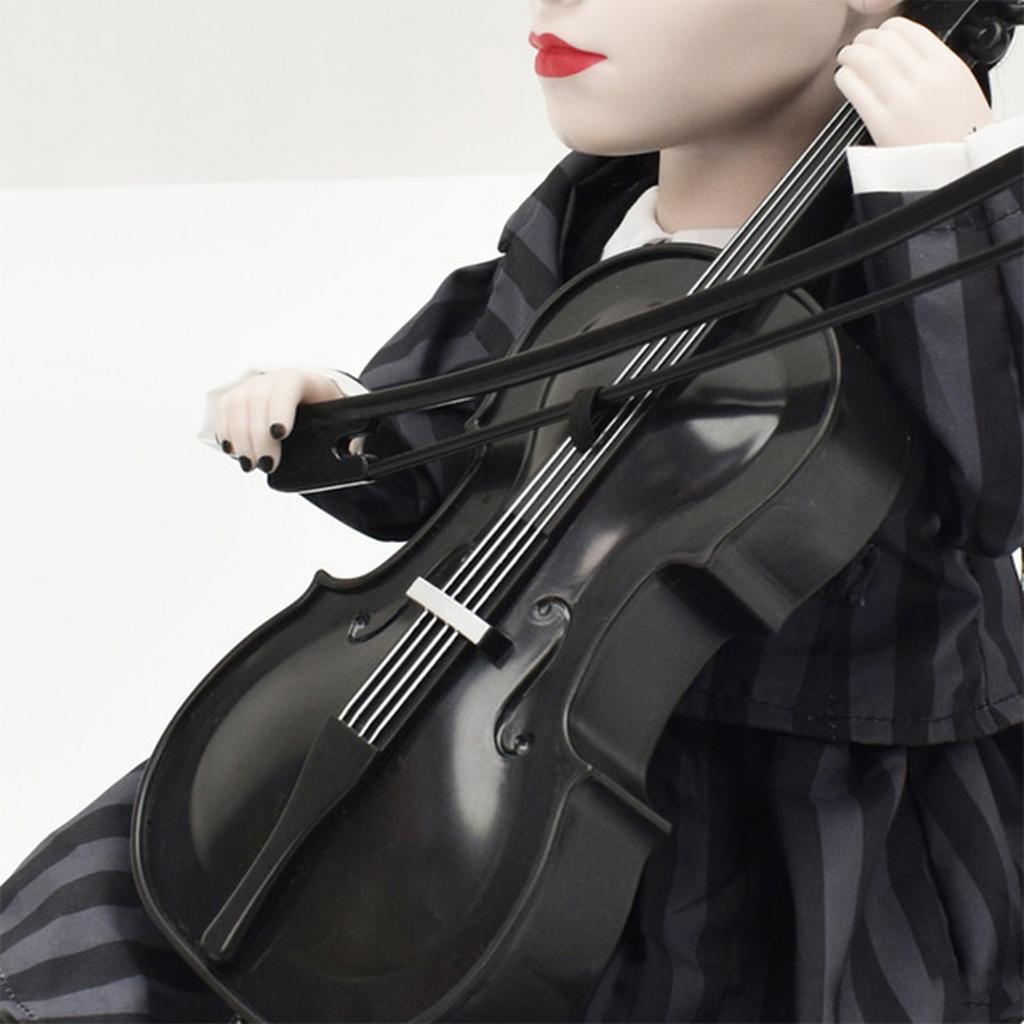 13-inch Gothic Maiden - Cold And Ice-Cold - Gothic Maiden Violin-playing Doll