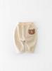 Spring Newborn Cartoon Pants - Unisex Korean Style Striped Casual Wear