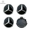 4pcs 75mm Car Wheel Center Hub Caps Cover Mercedes Benz B/C/E/S Class A Class C200L GLC GLK CLA W126 Auto Accessories