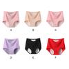Women Panties With High Elasticity For Comfort All Day Long High Waist Menstrual Panties Underwear