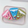 Colorful Cartoon Sandwich Pendant Keychain Toy - Cute Bag or Backpack Accessory