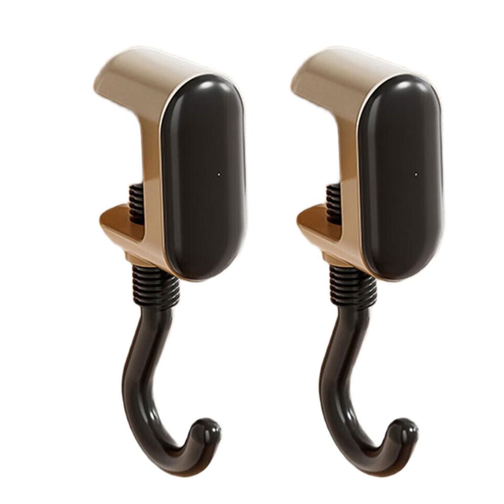 2pcs Foldable Desk Hook for Bags Portable Handbag Holder Convenient for Office Supplies Restaurant Bar and Home Use