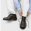 Fashion 2025 Summer New Men's Lace-Up Oxford All-match Leather Men Walking Shoes Men's Derby Casual Shoes Men's Square Head Dress Shoes