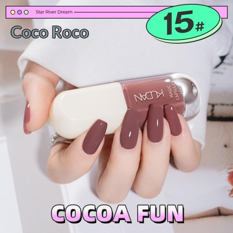 No-bake, Quick-drying, Odorless, Fine Glitter, Sparkly, Nude, Water-based, Peel-off Nail Polish.