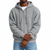 Herren Hoodie mit halbem Reißverschluss für Herbst und Winter, Lässiges Kapuzensweatshirt für den Alltag und Outdoor-Aktivitäten