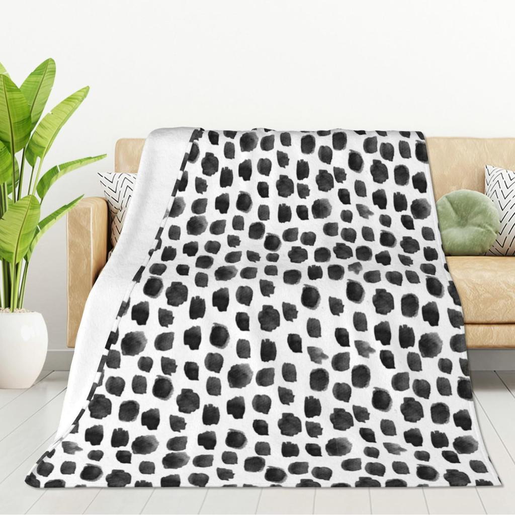 Brown Rust Color Printed Blanket for Sofa Bed Travel Camping Living Room Office Conditioning Blanket for All Seasons Gifts