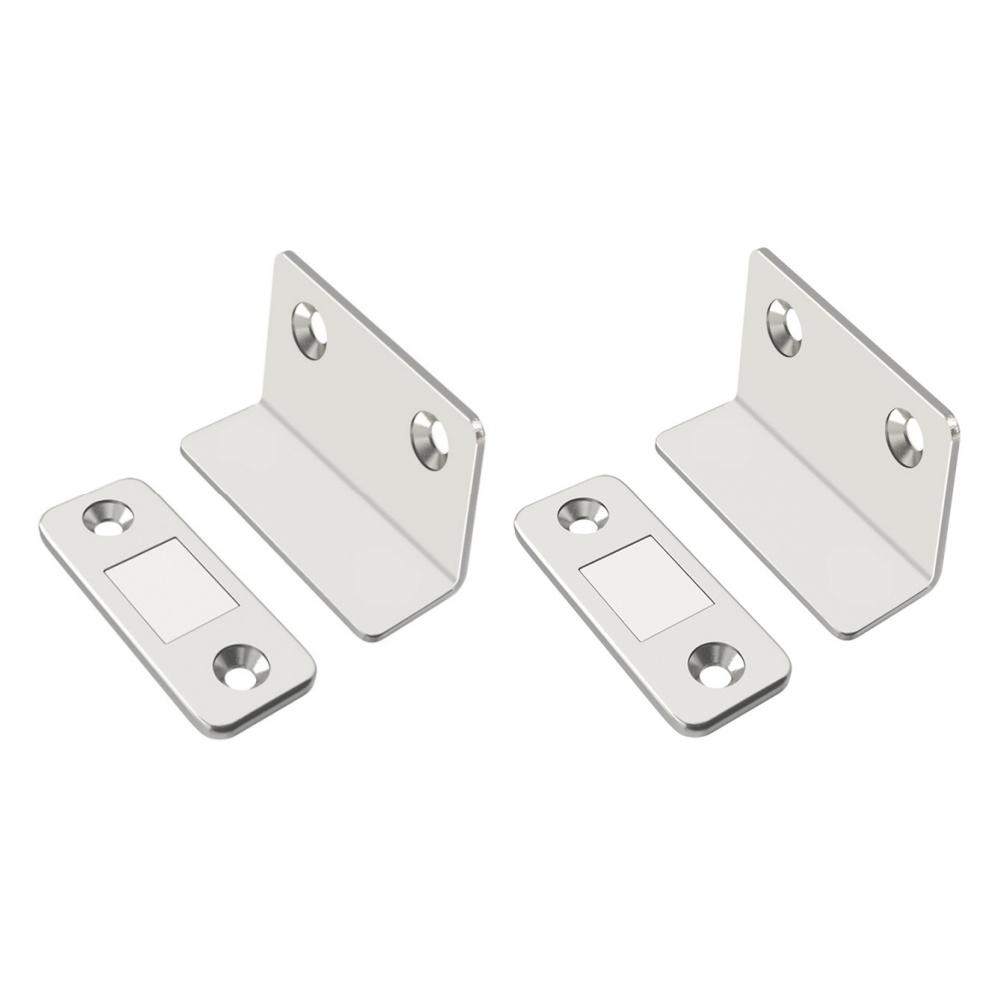 10-1PCS L-shaped Magnetic Door Closer Self-adhesive Invisible Cabinet Door Suction Wardrobe Magnetic Strip Patch Door Stopper