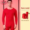 Langsha Men's Pure Cotton Thermal Underwear Set - Big Red