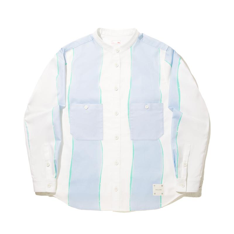 

Li Ning X Insulaire Color Block Soft Comfortable Breathable Versatile Loose Long Sleeve Shirt Men shirts ASHV269-1 XXL