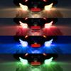 2Pcs Motorcycle LED Angel's Double Wings Lights Turn Signal Lamp Motorcycle Decoration Lights Screw Light Motorcycle Parts