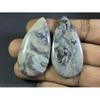 125Cts. Natural Coffee Bean Jasper Pear Cabochon Loose Gemstone 2 Pcs Lot A-324