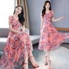 New Ice Fairy Super Broken Flower Fashion Dress Summer Chiffon Temperament