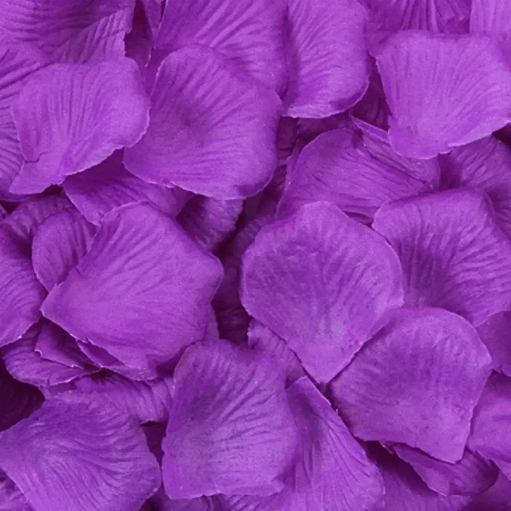 2000/100pcs Artificial Rose Petals Flowers Colorful Silk Roses Fake Petal for Romantic Valentine Day Wedding Party Favors Decor