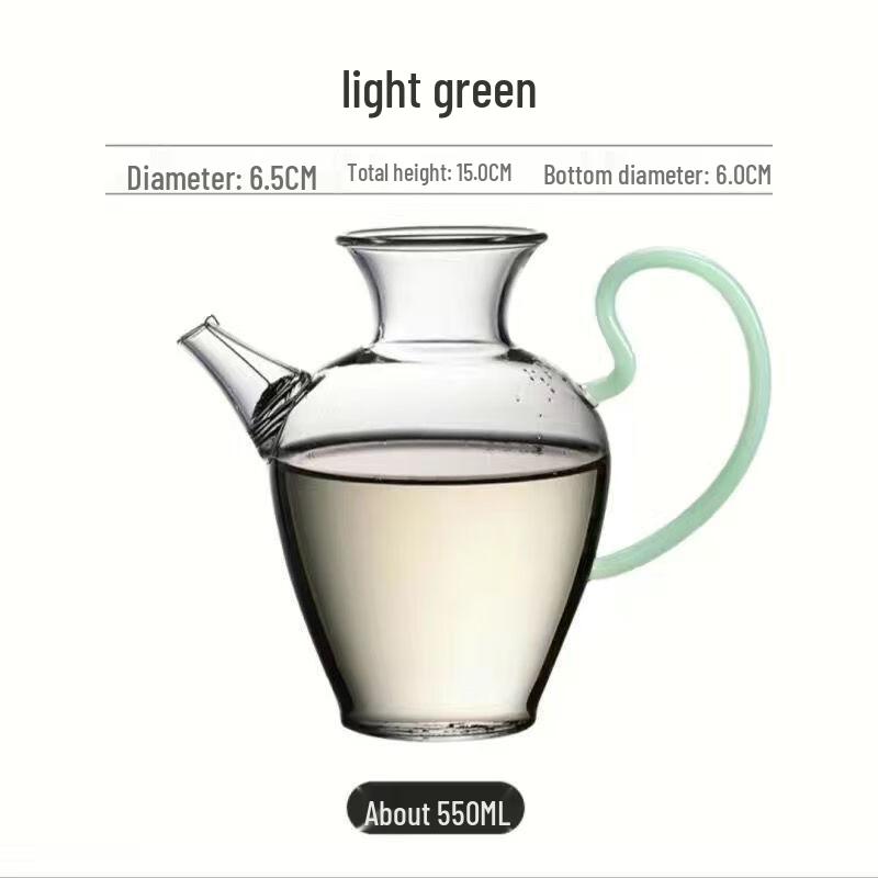Heat-Resistant Glass Teapot with Infuser