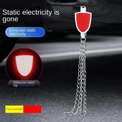 Car Universal Static Eliminator Adjustable Four-chain Metal Reflective Statics Belt Static Eliminator Hanging Anti-static