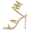 Eilyken Open Toe Woman Sandals Thin High Heels Party Prom Shoes Fashion Ankle Strap Pumps Size:35 42