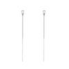 Fashion Silver Color Tassel Drop Earrings For Women Long Dangle Earring Piercing Line Accessories Thin Mini Trendy Ear Jewelry