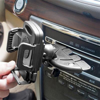 Universell Bil CD-fack Telefonfäste Hållare Ställ Vagga För Mobiler Iphone Samsung