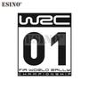 Nuovo Stile Auto Decalcomanie Decorative Creative per Auto WRC FIA World Rally Championship Vinile per Portiere Auto Decalcomanie per Carrozzeria Auto