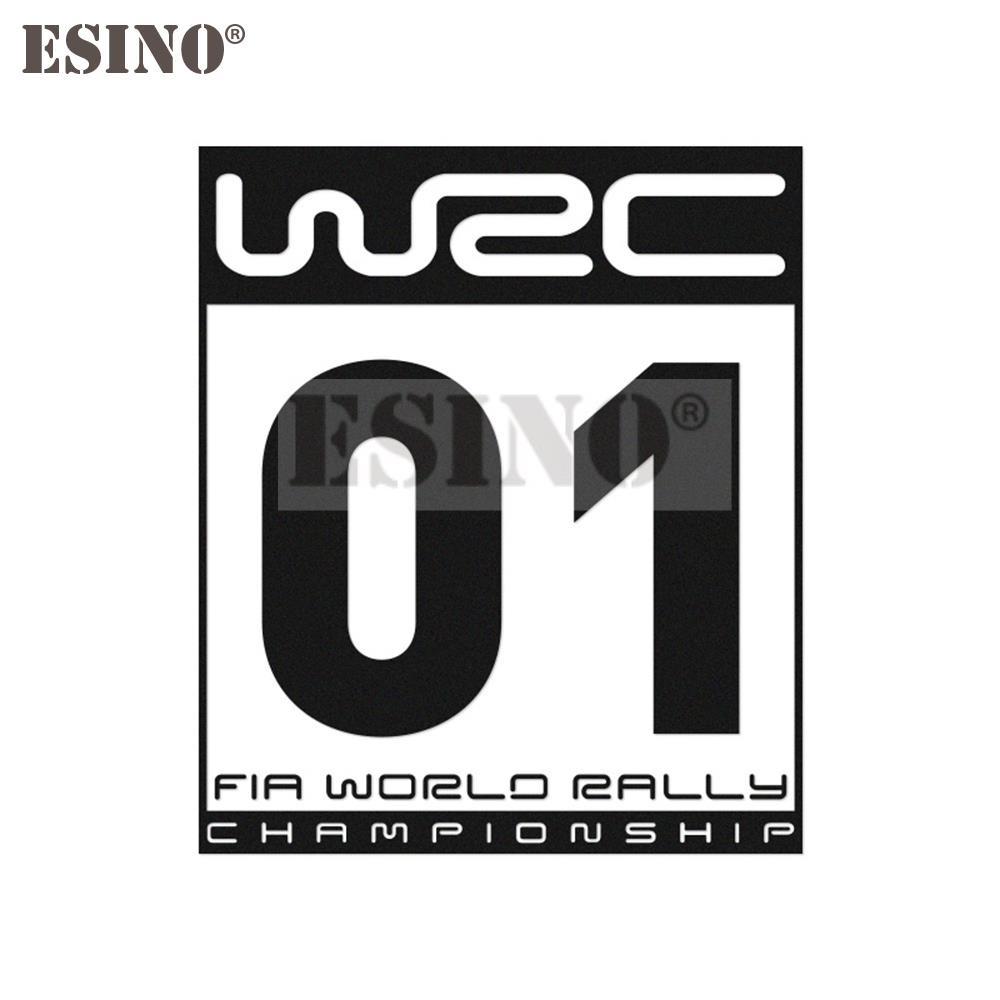

New Car Styling Creative Auto Decorative Decals WRC FIA World Rally Championship Car Door Vinyl Car Body Decals чёрный