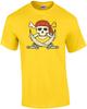 Jolly Roger Pirate Flag T-Shirt - Skull & Crossbones Buccaneer Costume Shirt