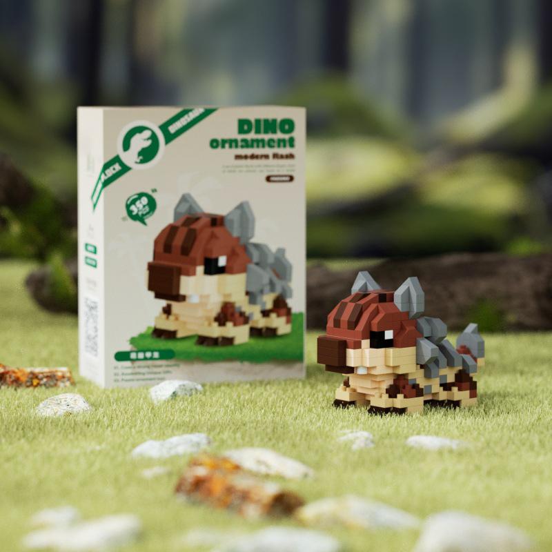 Dinasour Bricks Construction Set Adult Micro Building Blocks Toys for Children Boys 6 Year Birthday Gifts Mini Blocks Kids Toys