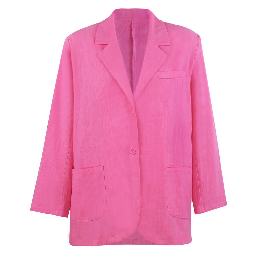 2021 Otoño Invierno Estilo Europeo y Americano Retro Mujeres Hombrera  Suelta Blazer Temperamento Coreano Viaje Todo partido Blazer Casual Blazer  comprar a buen precio — entrega gratuita, reseñas reales con fotos — Joom