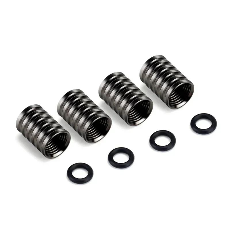 4 Stück/Set Auto Rad Reifen Ventilkappen Luft Staubdichte Abdeckung für Alfa Romeo Giulia 159 147 156 4C Stelvio Giulietta Mito Zubehör rvcr43