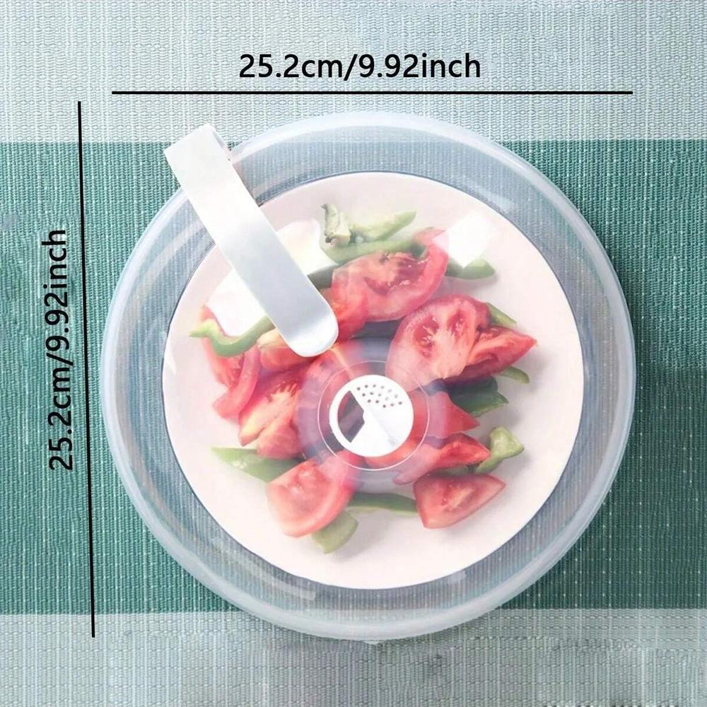 

Защитная крышка от брызг для микроволновой печи, термостойкая, крышка-защита для микроволновки, прозрачная крышка для разогрева пищи, пароварка, кухонные аксессуары белый