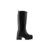 Laureate Platform Knee High Boots 6CM Women's Black 1AC7LL