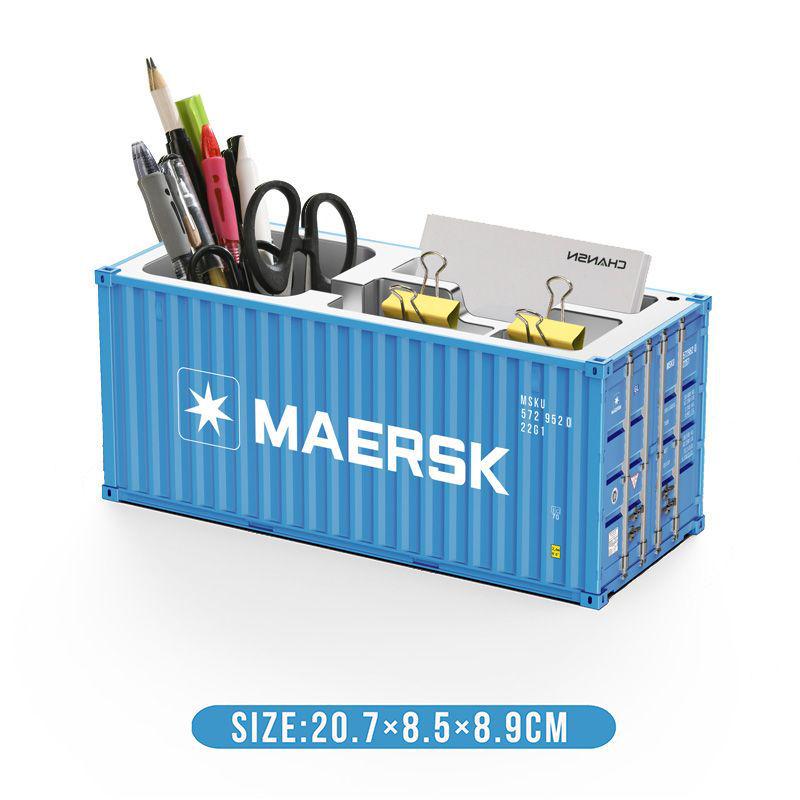 Mini 1:30 Scale Desktop Pen Holder & Business Card Storage Box with Custom Logo