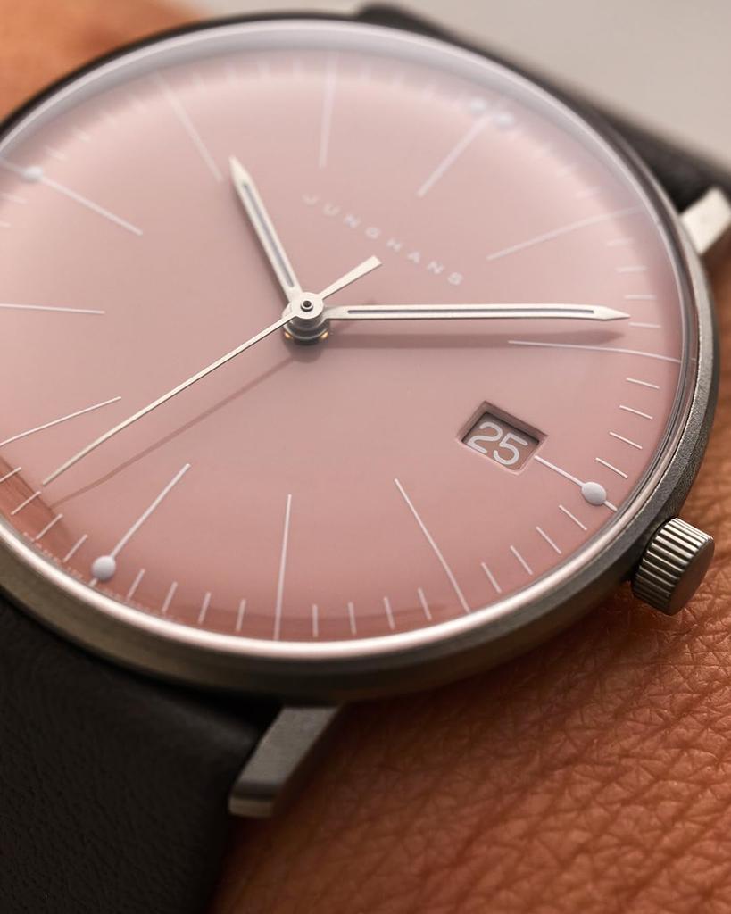 Junghans Max Bill Dress Brown Women's Watch, Quartz, 47, 4555, 02,