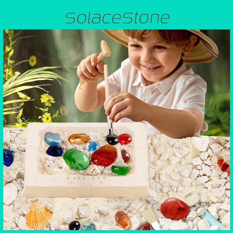 Archäologische Ausgrabung DIY-Set Edelsteine Fossilien Für Kinder Pädagogisches Spielzeug Schatz