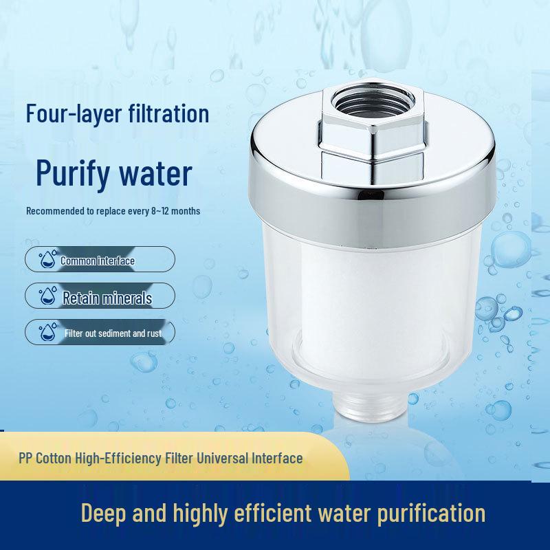 Household Faucet Pre-Water Purifier for Shower, Washing Machine, and Kitchen Sink