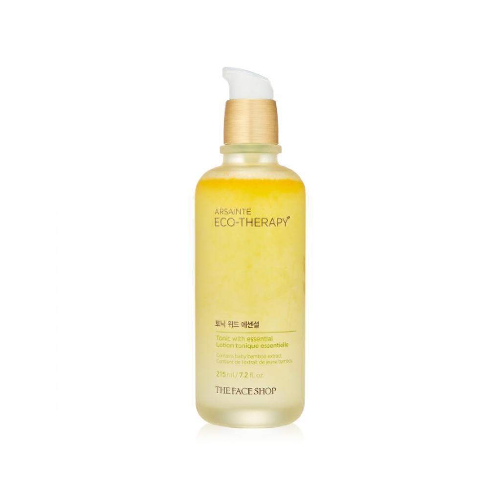 The Face Shop Аргент Эко Терапия Тоник с Эссенцией 215 мл Большой Объем FREE