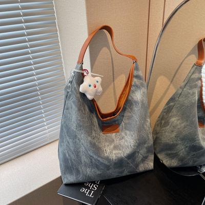 Shoulder Bag New Korean Version Fashion Trend Women's Large-capacity Tote Bag Autumn and Winter Casual Foreign Style Simple Armpit Bag