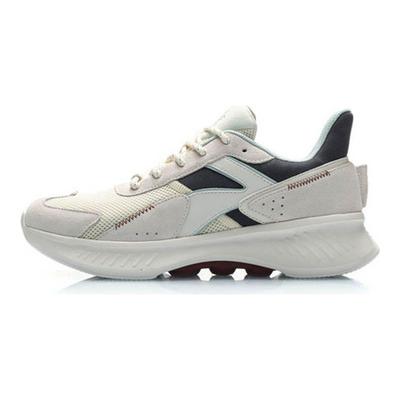 Easy Fit Shock Absorbing Non-Slip Wear-Resistant Low-Top Sports Casual Shoes Men Sneakers White Black AREP017-2