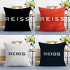 British Brand R-Reiss Pillow Case Plush Fabric Soft Double Sided Print Sofa Cushion Cover Throw Pillow Covers