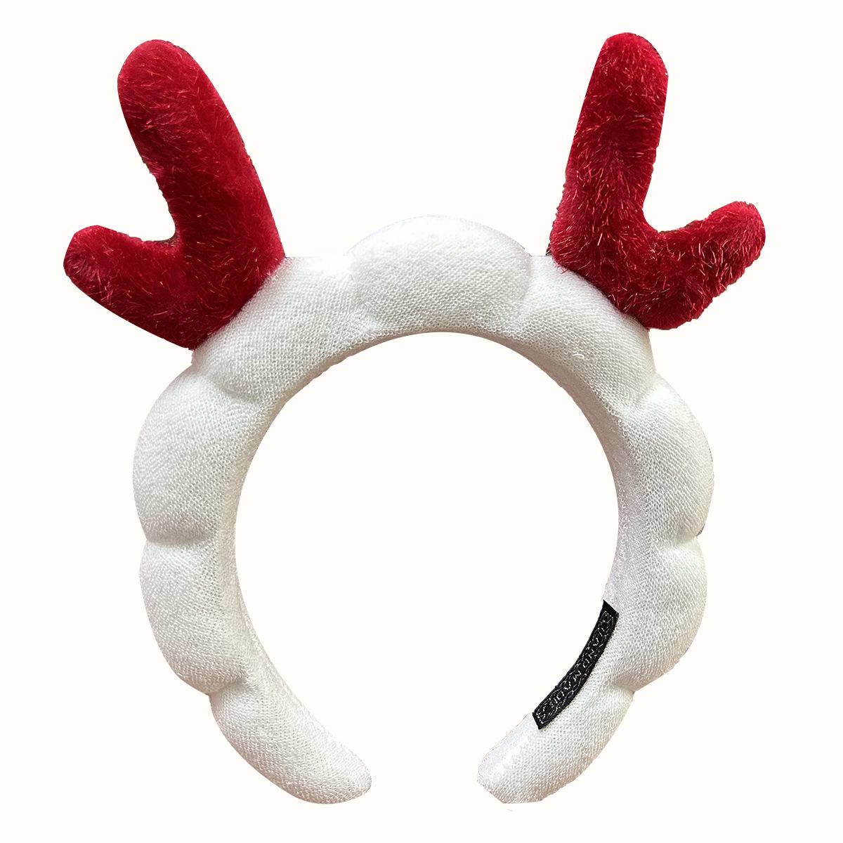 

Мультяшный Рождественский Ободок с Лосиными Рогами - Аксессуар для Вечеринки Санта-Клауса