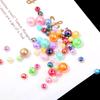 6/8/10mmABS Imitation Pearl AB Color Round Beads DIY Handmade Beaded Loose Bead Material Hair Accessories