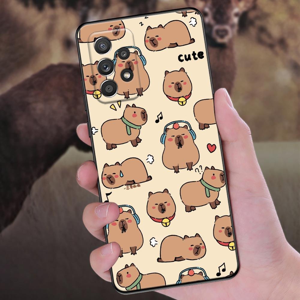 Capybara Niedliche Handyhülle Für Samsung Galaxy A57 A56 A37 A55 A36 A26 A54 A52 A35 A34 A25 A17 A16 A15 A07 A06 Weiche Silikonhülle