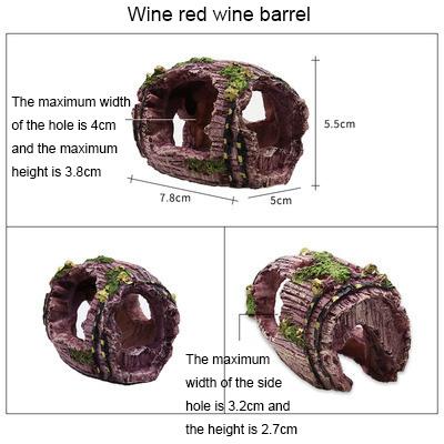 

Pineapple Aquarium Decorate Ornaments for Home Accessories Fish Hideout House Reptile Hole Shelter Cave Resin Crafts
