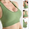 Women 2026 New Seamless Racerback Sports Bra, Sexy Open Back Yoga Tank Top for Running Fitness