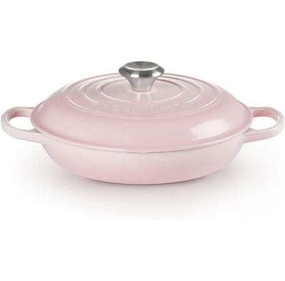 Le Creuset Gourmet Professional Cast Iron Saucepan, Round, 26 Cm, 2.2 L, Shell Pink (21180267774430)