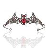Dark Halloween Bat Hairband Metal Halloween Tiara Temperament Rhinestone Crowns  Party