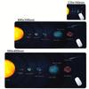 Oyun Dış Gezegenler Anime Mouse Pad Kaymaz Kauçuk Klavye Mouse Pad'i Dizüstü Bilgisayar Evren Güneş Sistemi Masa Matı Ofis Aksesuarları