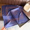 European American 70cm Small Square Imitation Silk Scarf - Printed Versatile Headscarf/Neck Protector