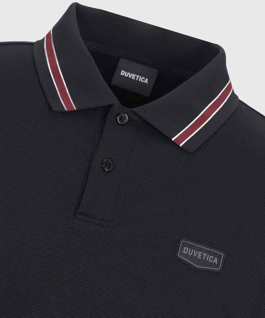 DUVETICA Norcha (Black) (Men'S Short-Sleeve Polo Shirt)
