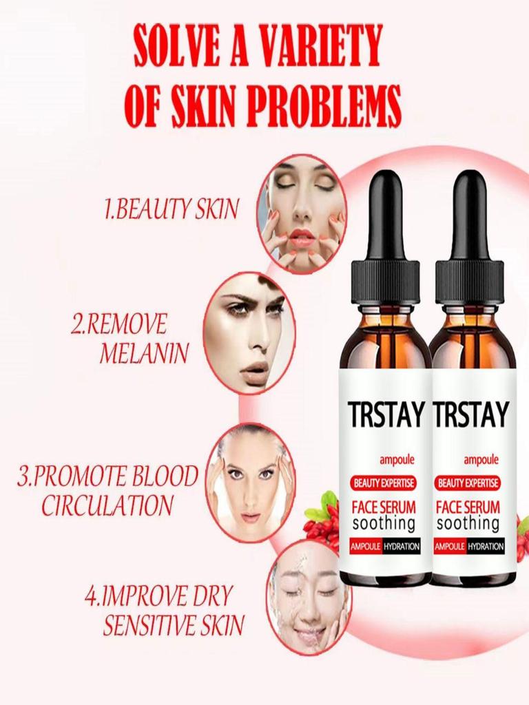 Glycyrrhiza sérum réparateur collagène visage Anti-rides crème blanchissante contrôle de l'huile hydratant efficace rétrécissement des Pores rajeunissement